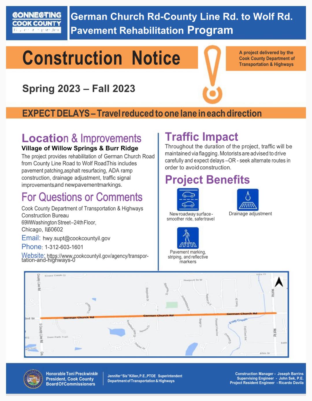 German Church Rd Project